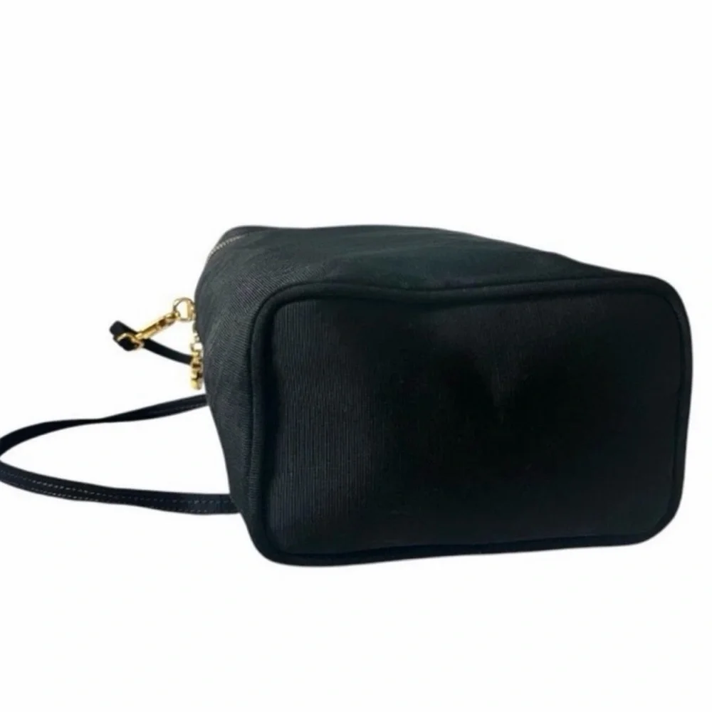 Salvatore Ferragamo Vintage Black Grosgrain Vara Bow Shoe, Shoulder Bag